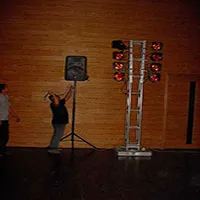 Caixa de som para evento
